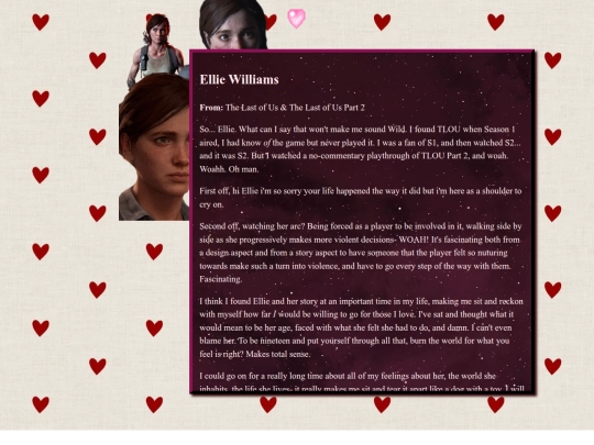 aboutme/ellie screenshot