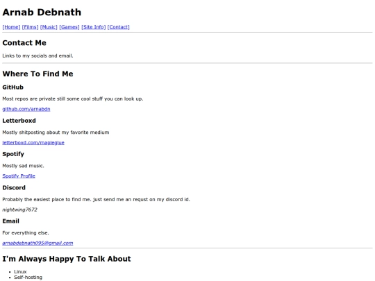 contacts screenshot