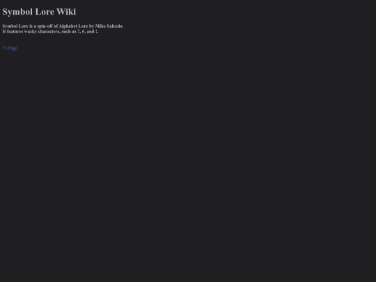 symbol-lore-wiki/main screenshot