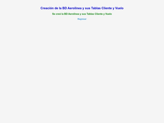 Unidad3/bdcrear/aerolinea screenshot