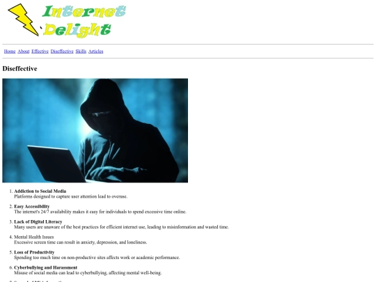 Internet delight/Disefective screenshot
