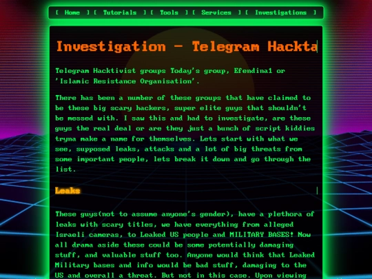 investigation screenshot