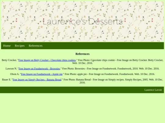 references screenshot