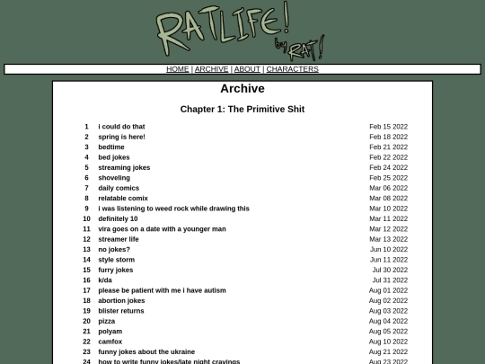 archive screenshot