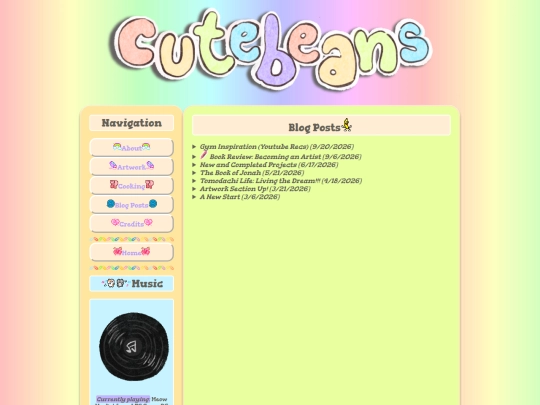 blogposts screenshot