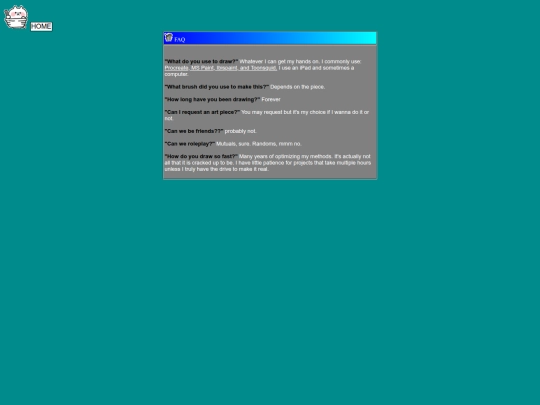faq screenshot