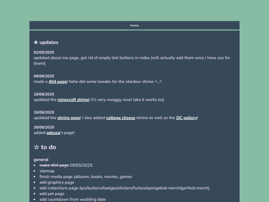 updates screenshot