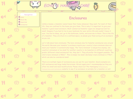 enclosures screenshot