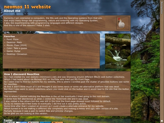 about-me screenshot
