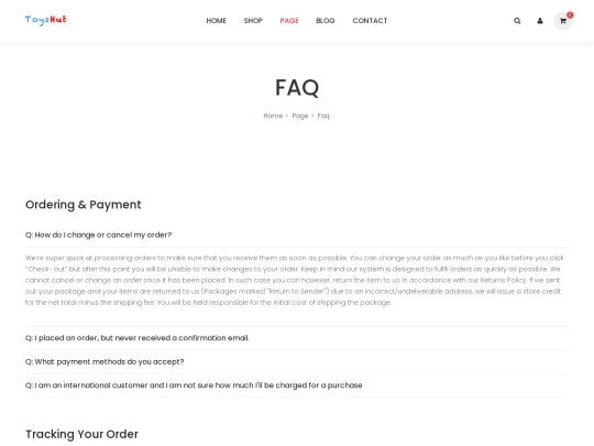 faqs screenshot