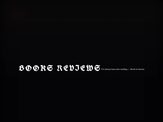 books-reviews screenshot