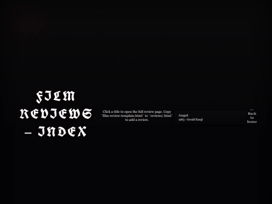 film-reviews screenshot