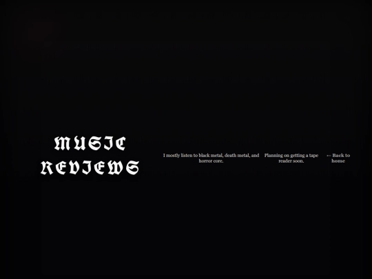 music-reviews screenshot
