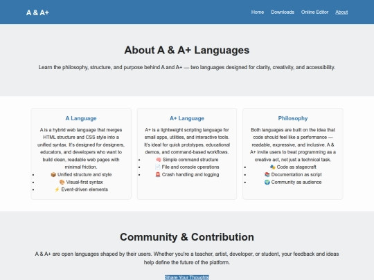 aboutalanguage screenshot