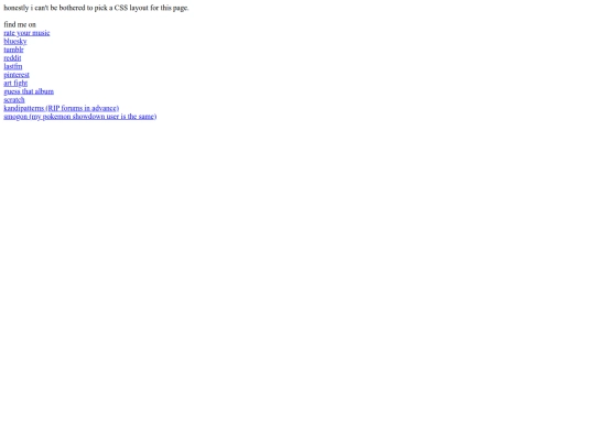 links screenshot