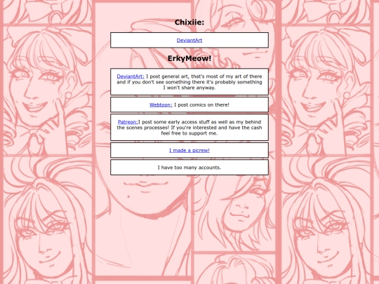 links screenshot