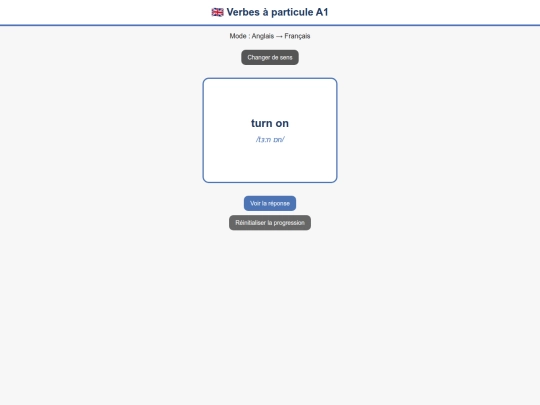 Flashcard/Anglais_A1/Anglais_Francais_A1_Verbes_particules screenshot