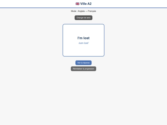 Flashcard/Anglais_A2/Anglais_Francais_A2_Ville screenshot