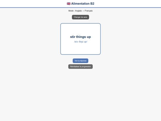 Flashcard/Anglais_B2/Anglais_Francais_B2_Alimentation screenshot