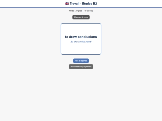 Flashcard/Anglais_C1/Anglais_Francais_C1_Travail screenshot