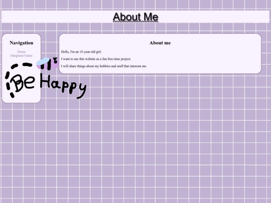 AboutMe screenshot