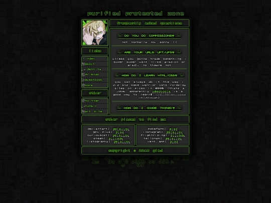 faq screenshot