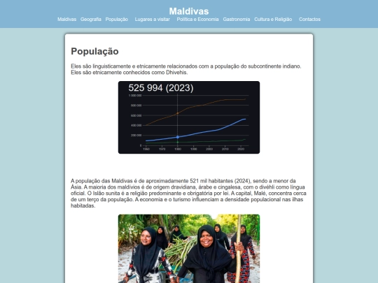 População screenshot