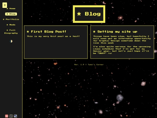 blog screenshot