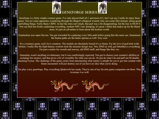 gamerev/geneforge screenshot