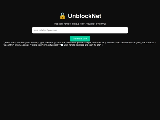 Newunblocker screenshot