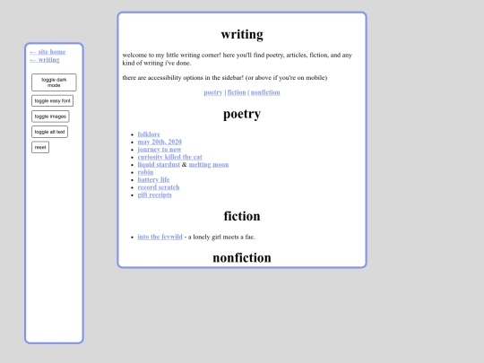 writing screenshot