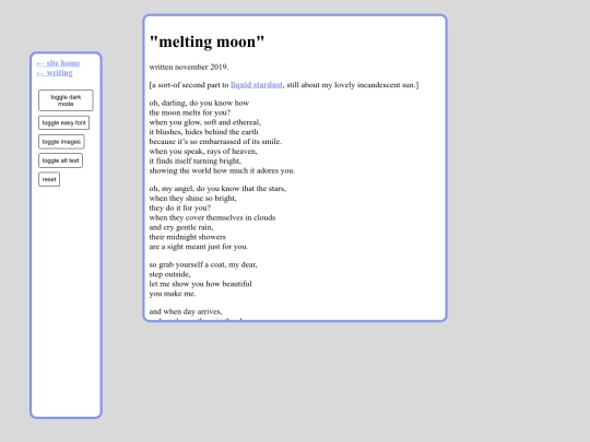 writing/poetry/meltingmoon screenshot