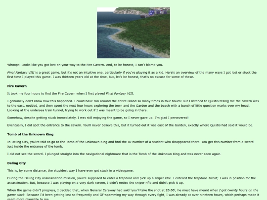 balamb/lost screenshot