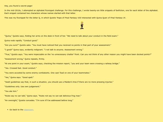 classroom/quina screenshot