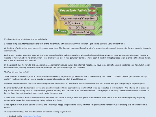 headmaster/whysite screenshot