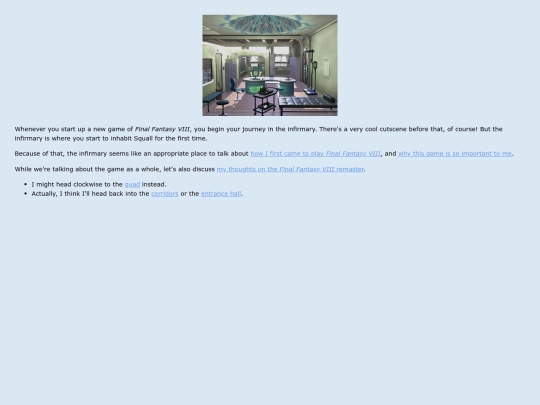 infirmary screenshot