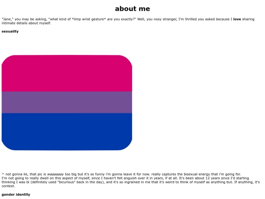 genderdoc/aboutme screenshot