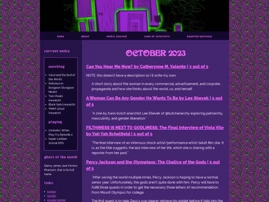 journal/reading/october23 screenshot