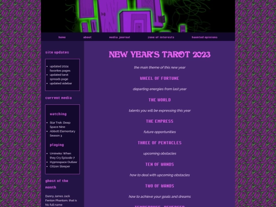 journal/tarot/ny2023 screenshot