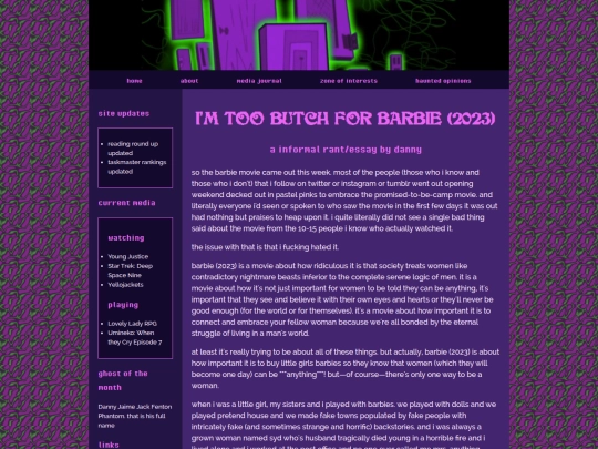 opinions/barbie screenshot