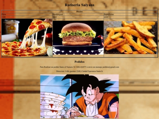 Rotisserie Page screenshot