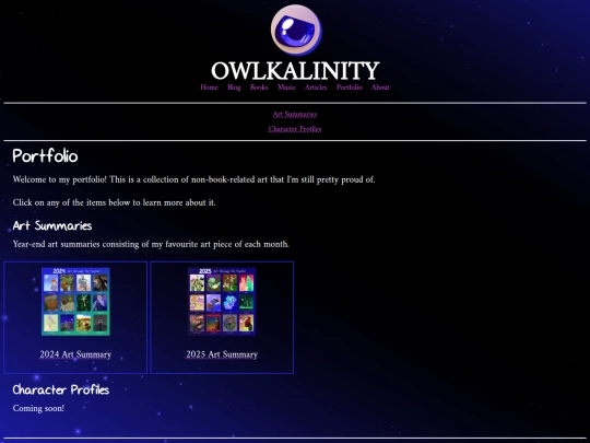 portfolio screenshot