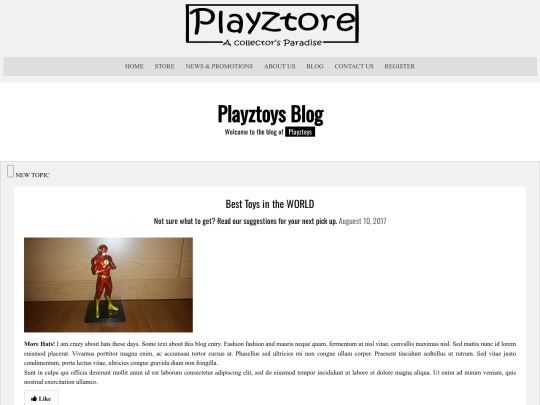 blog screenshot