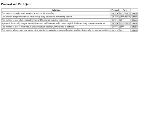 protocols screenshot