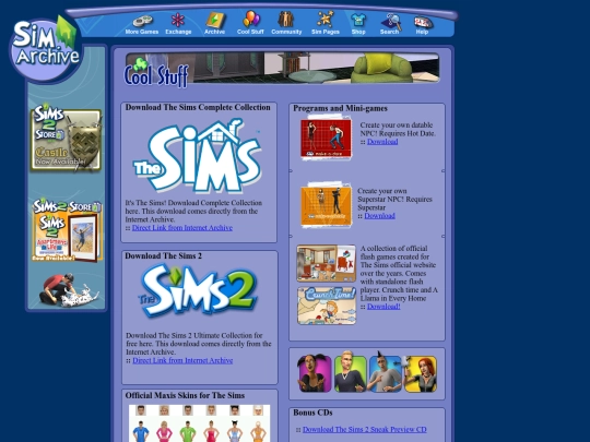 FUNSTUFFPAGE screenshot