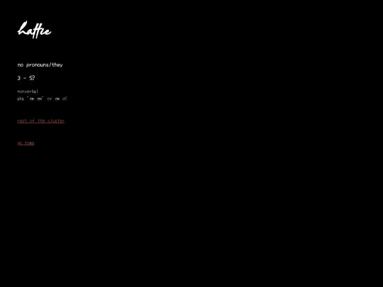 profiles/hattie screenshot
