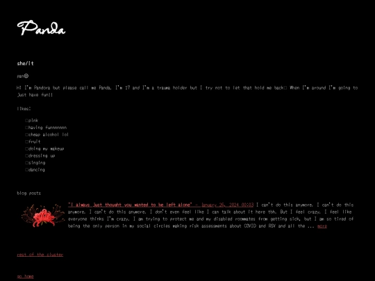 profiles/panda screenshot