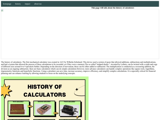 history screenshot