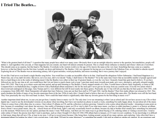 beatles screenshot