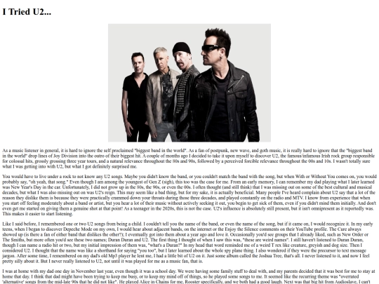 u2 screenshot